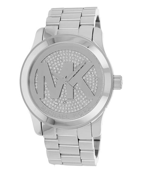 michael kors silver tone mesh bracelet watch mk-4049|Authentic Michael Kors Wrist Watch Ladies Silver Tone Mesh MK .